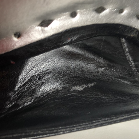 BCBG Girls Lucite Heel Peep Toe Black Shoes size 10 - Picture 11 of 16